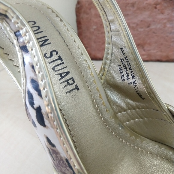 Colin Stuart Leopard kitty Heels Pumps - Picture 6 of 6